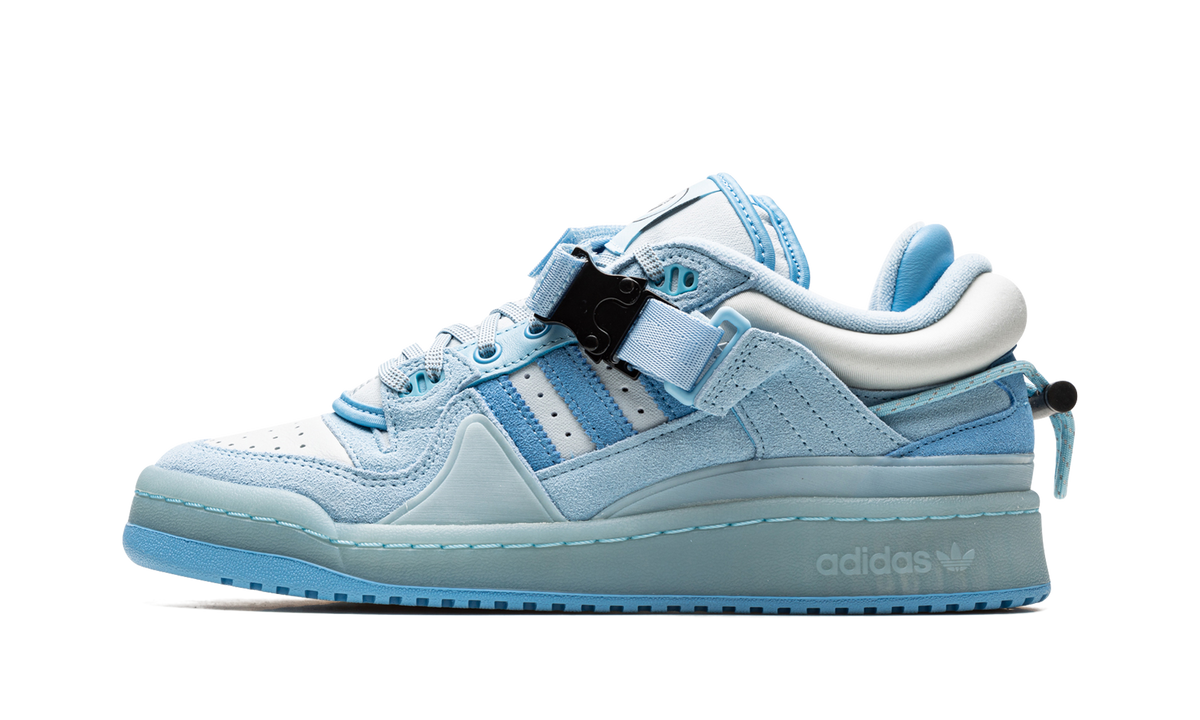 Overkicks - Adidas Forum Buckle Low Bad Bunny Blue Tint (GS) (GY4900) - vista lateral