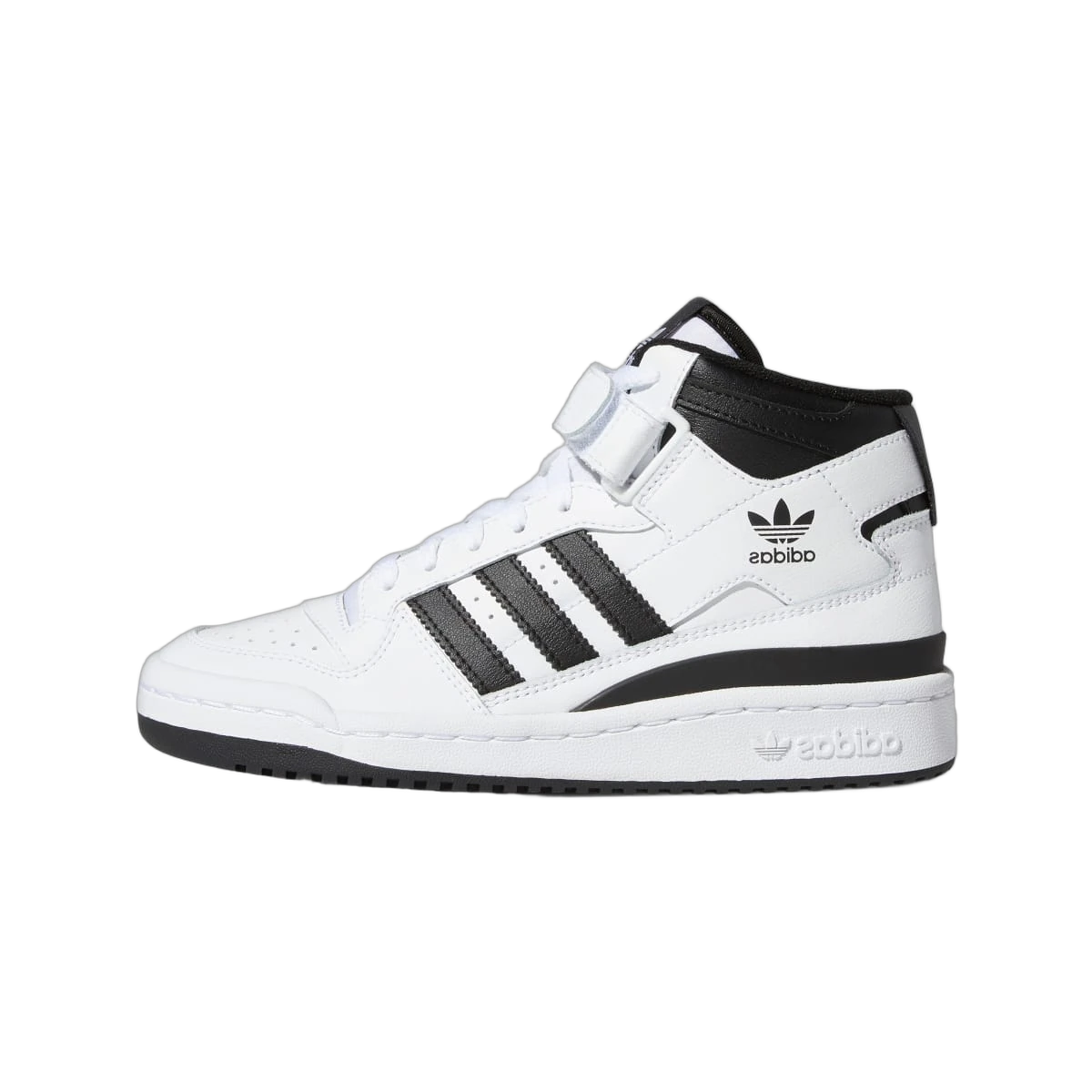 Overkicks - Adidas Forum Cloud White Core Black (FZ2083) - vista lateral