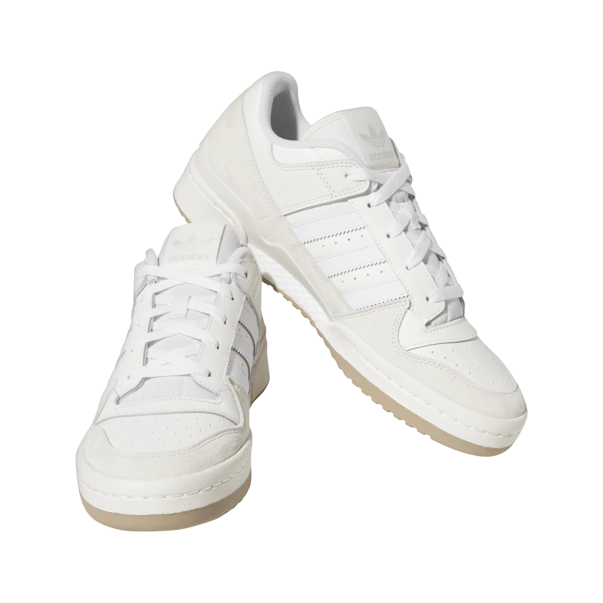Overkicks - Adidas Forum Low CL Chalk White (ID6858) - vista trasera