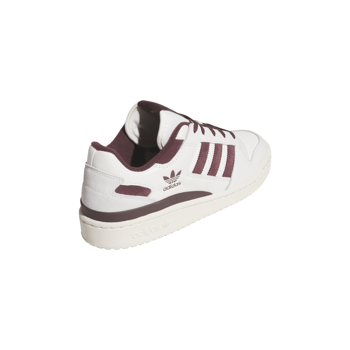 Overkicks - Adidas Forum Low CL Cloud White Aurora Ruby Wonder White (JQ0206) - vista superior