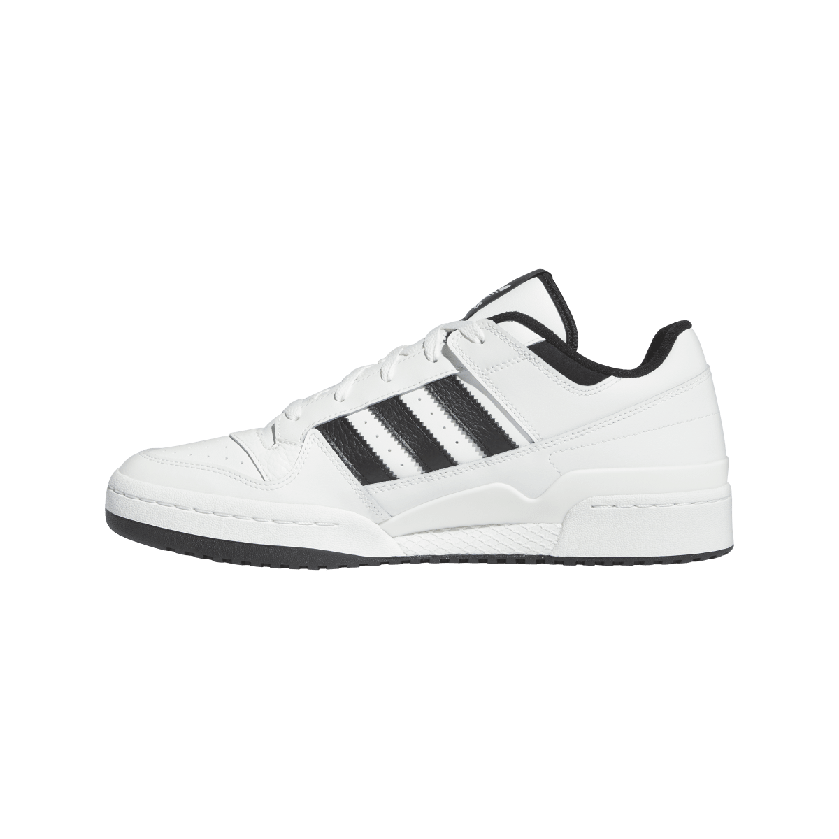 Overkicks - Adidas Forum Low CL Core White Core Black (IH7830) - detalle talón