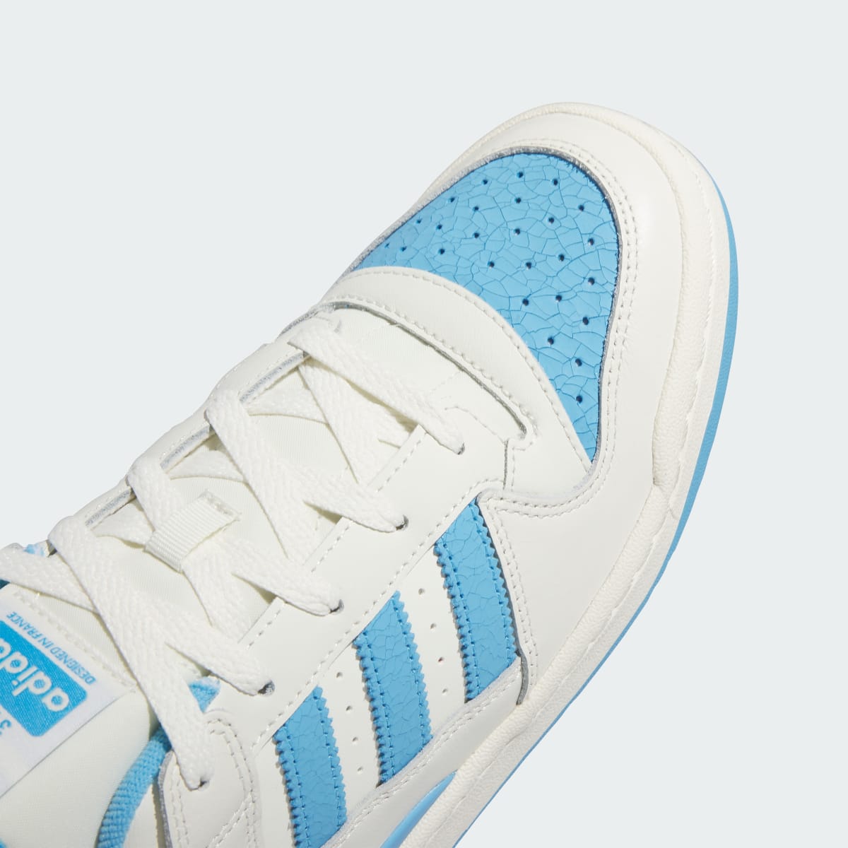 Overkicks - Adidas Forum Low CL Ivory Semi Blue Burst (IG3779) - detalle
