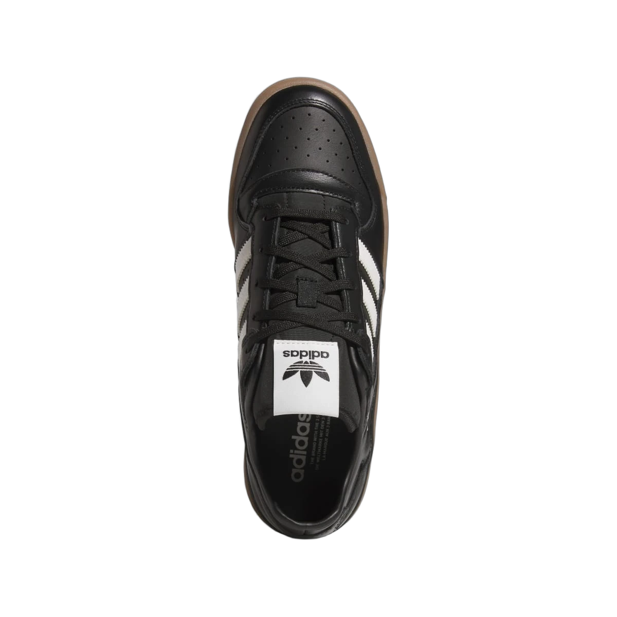Overkicks - Adidas Forum Low Core Black White Gum (JQ0208) - vista trasera