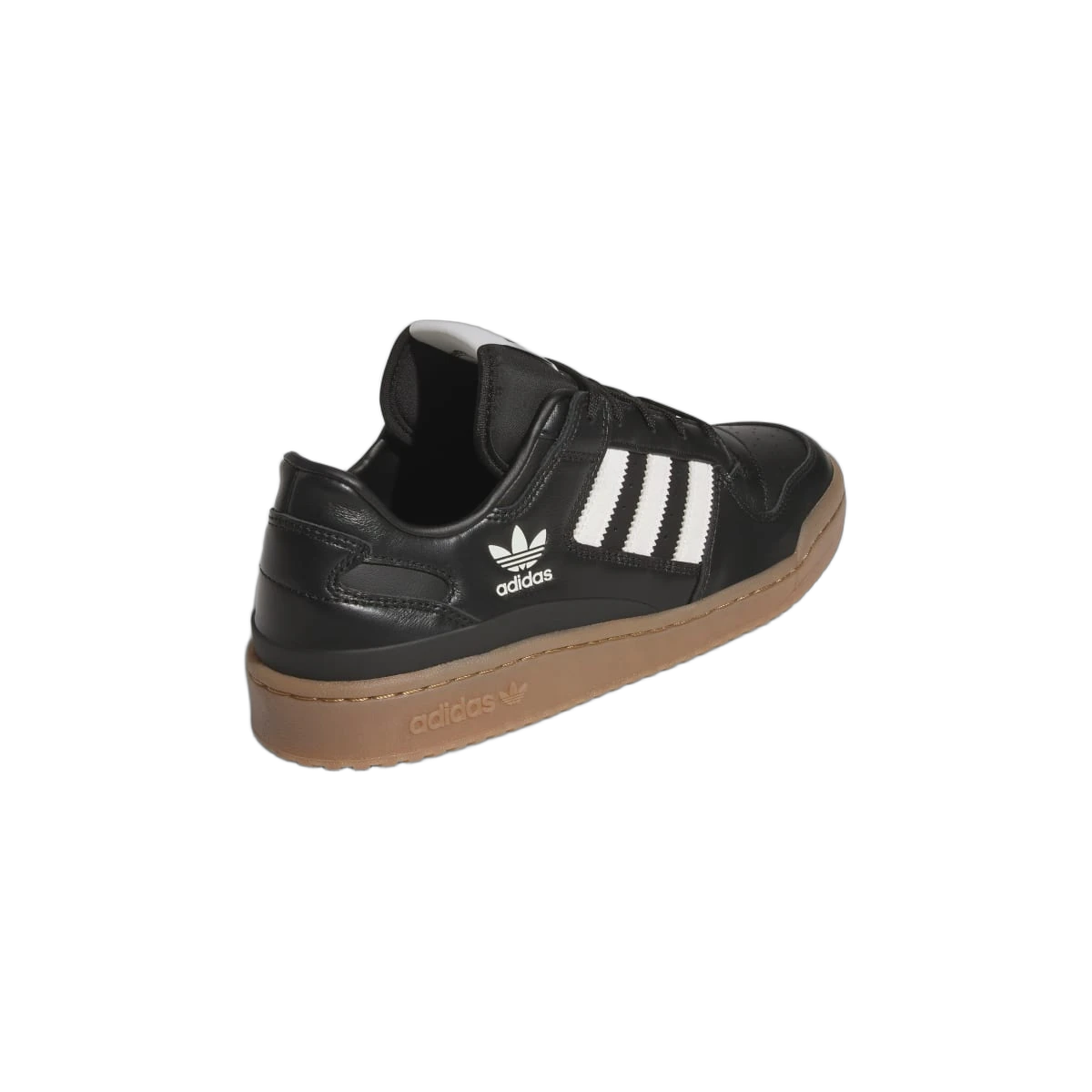 Overkicks - Adidas Forum Low Core Black White Gum (JQ0208) - vista superior