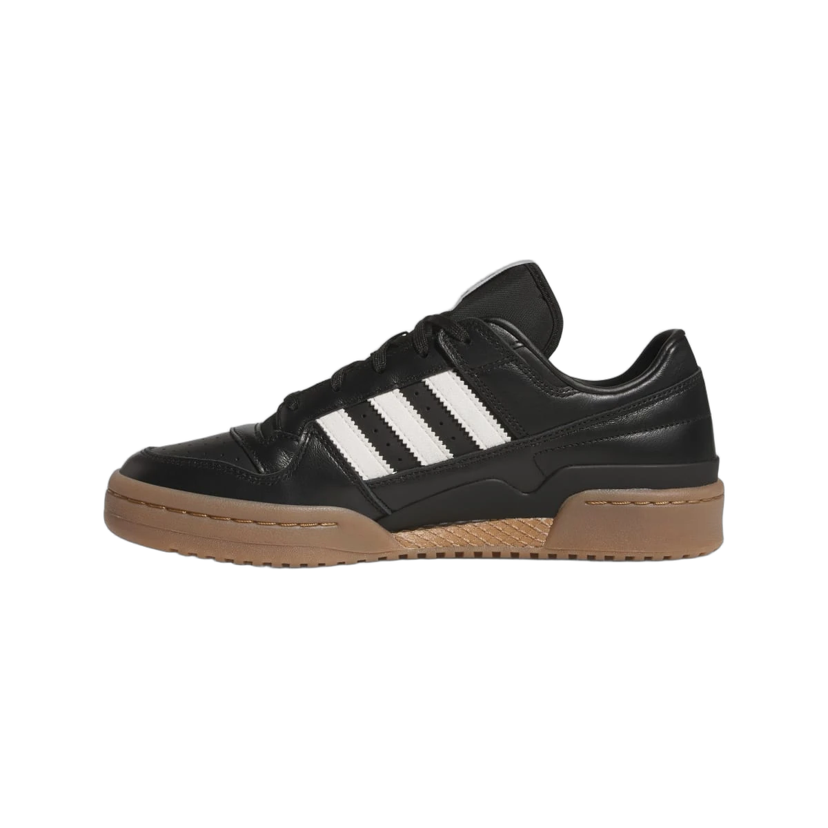 Overkicks - Adidas Forum Low Core Black White Gum (JQ0208) - detalle talón
