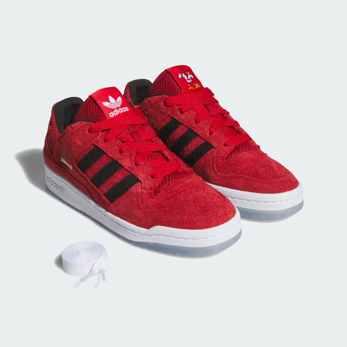 Overkicks - Adidas Forum Low Louisville Cardinals (HQ7484) - detalle lateral interior