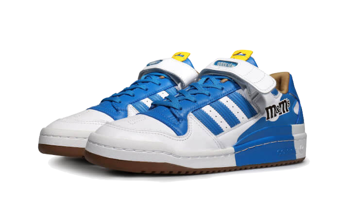 Overkicks - Adidas Forum Low M&Ms Craft Blue Footwear White EQT Yellow (GZ1936) - vista trasera