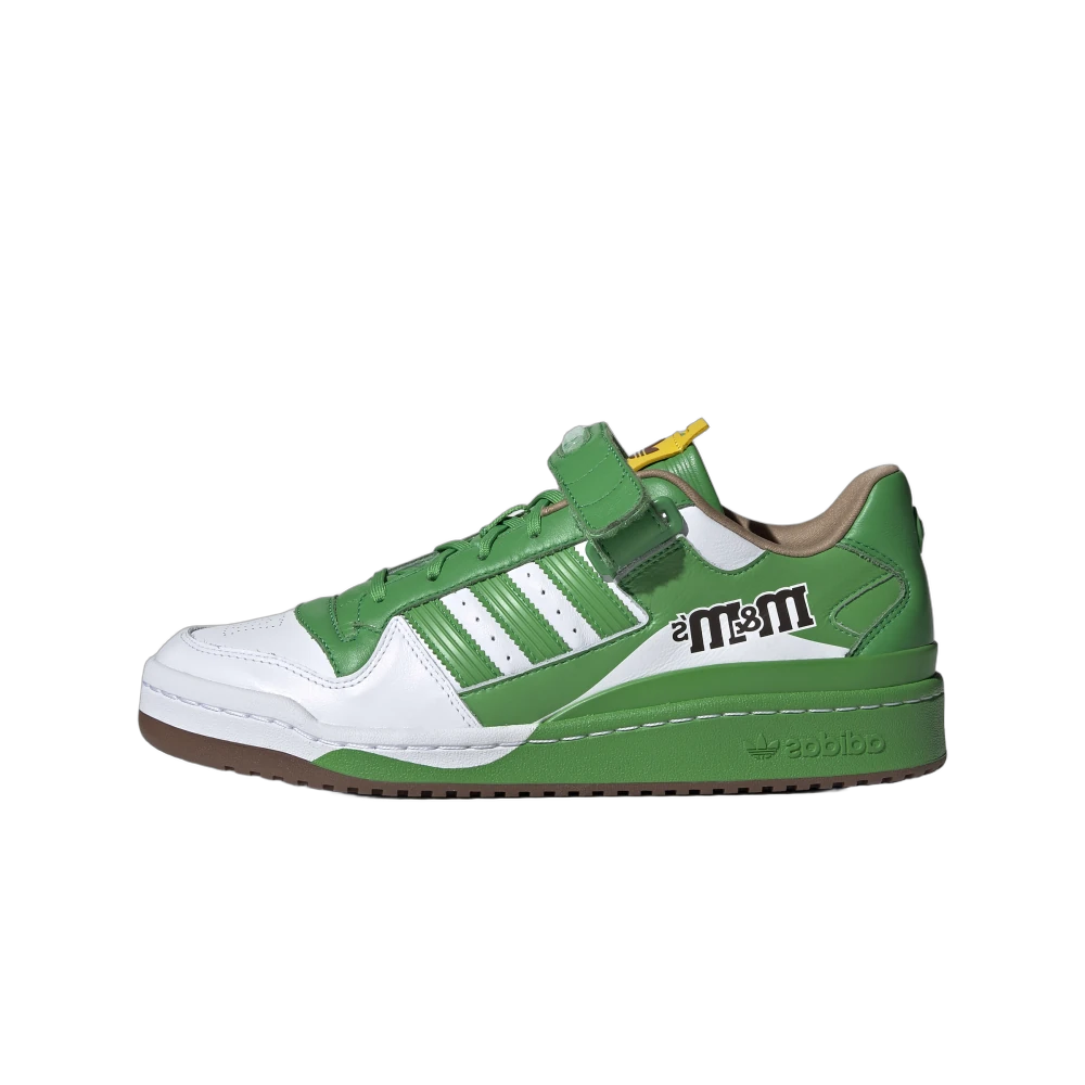 Overkicks - Adidas Forum Low M&Ms Green (GY6314) - vista lateral