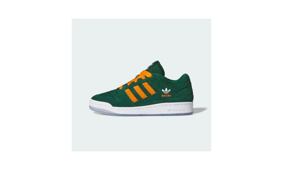 Overkicks - Adidas Forum Low Miami Hurricanes (HQ7483) - vista lateral