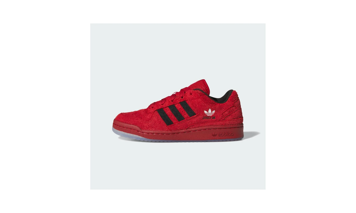 Overkicks - Adidas Forum Low NC State Wolfpack (HQ7481) - vista lateral