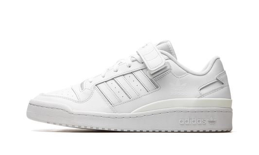 Overkicks - Adidas Forum Low Triple White (FY7755) - vista lateral