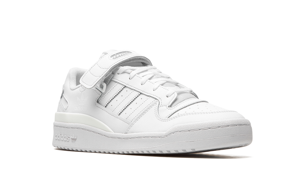 Overkicks - Adidas Forum Low Triple White (FY7755) - detalle lateral interior