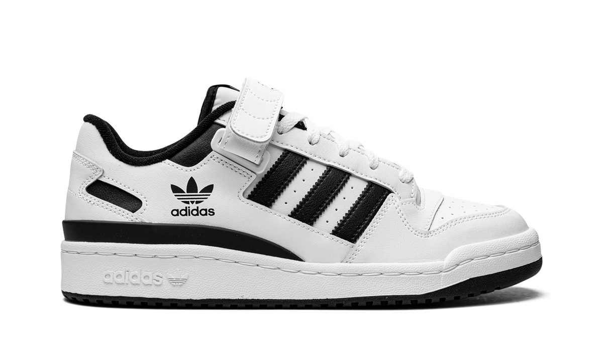 Overkicks - Adidas Forum Low White Black (FY7757) - detalle talón