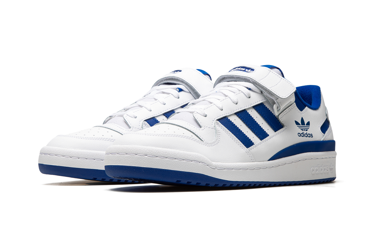 Overkicks - Adidas Forum Low White Royal Blue (FY7756) - vista trasera