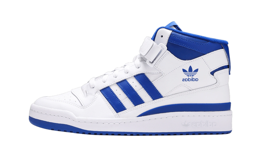 Overkicks - Adidas Forum Mid White Royal (FY4976) - vista lateral