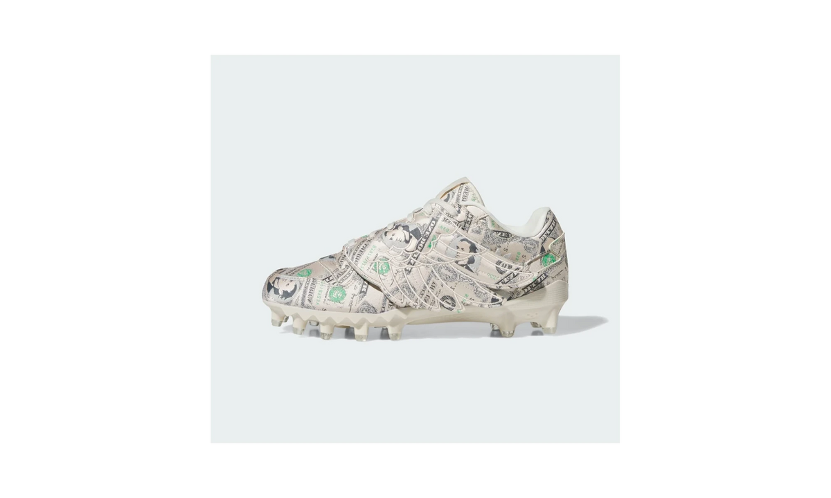 Overkicks - Adidas Forum Wings Football Cleat Jeremy Scott Money (JR9626) - vista lateral
