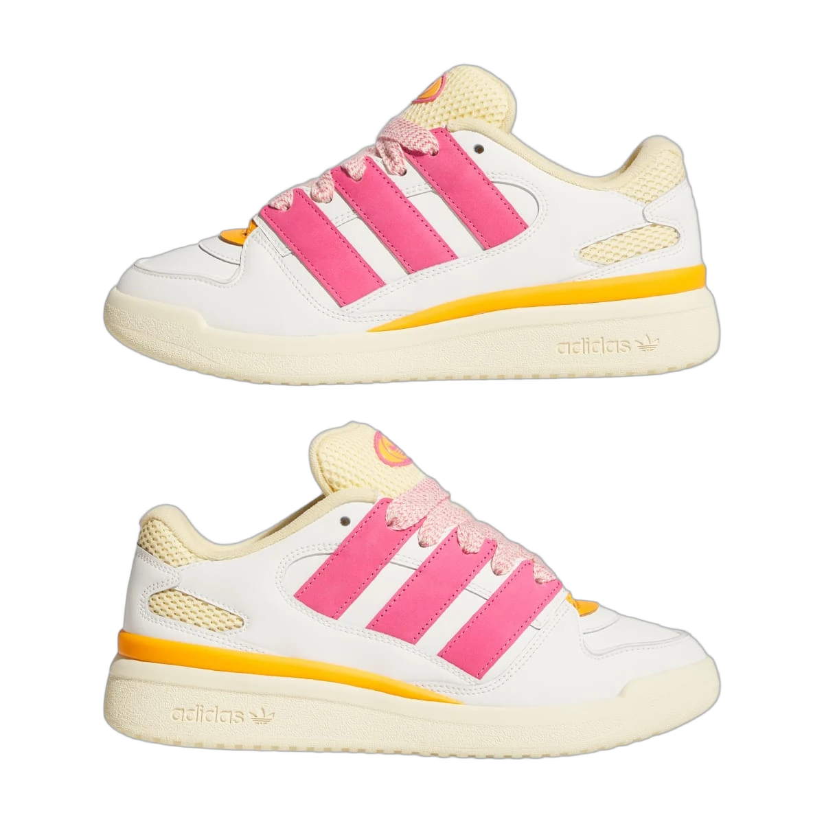 Overkicks - Adidas Forum2000 Off White Pink Fusion Orange Tint (JR3172) - detalle