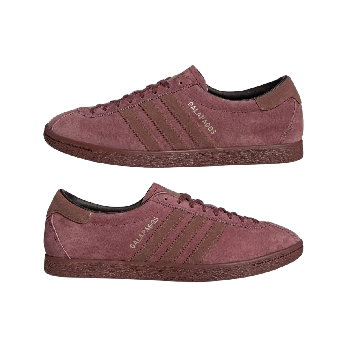 Overkicks - Adidas Galapagos Burgundy Wild Sepia (HQ7272) - detalle lateral interior