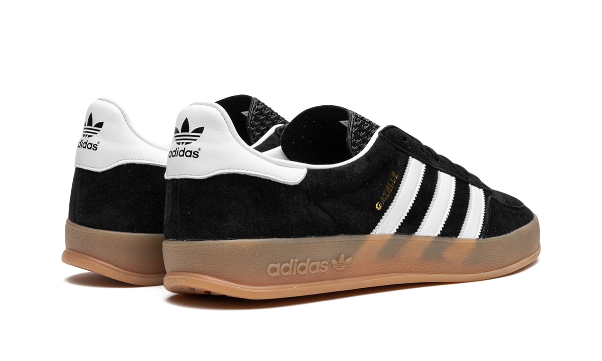Overkicks - Adidas Gazelle Black White Gum (H06259) - par completo