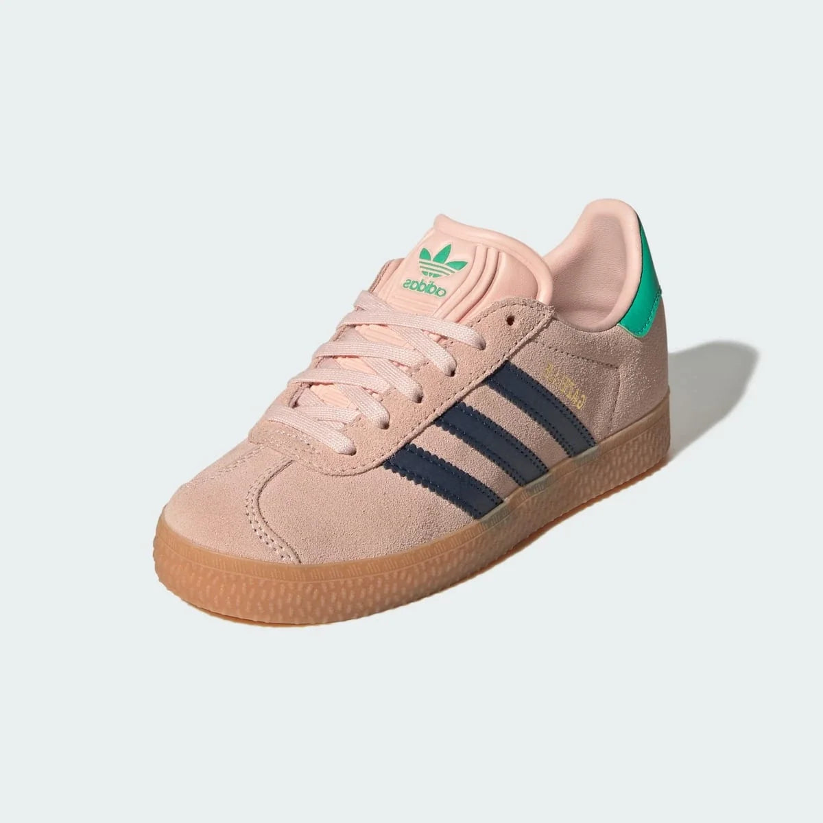 Overkicks - Adidas Gazelle Blush Pink Night Indigo Green (PS) (KI4031) - imagen 2
