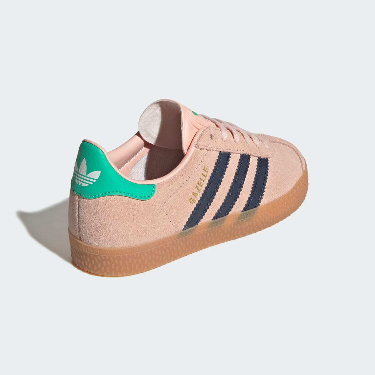 Overkicks - Adidas Gazelle Blush Pink Night Indigo Green (PS) (KI4031) - imagen 5