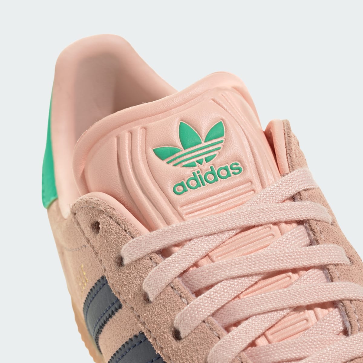 Overkicks - Adidas Gazelle Blush Pink Night Indigo Green (PS) (KI4031) - imagen 8