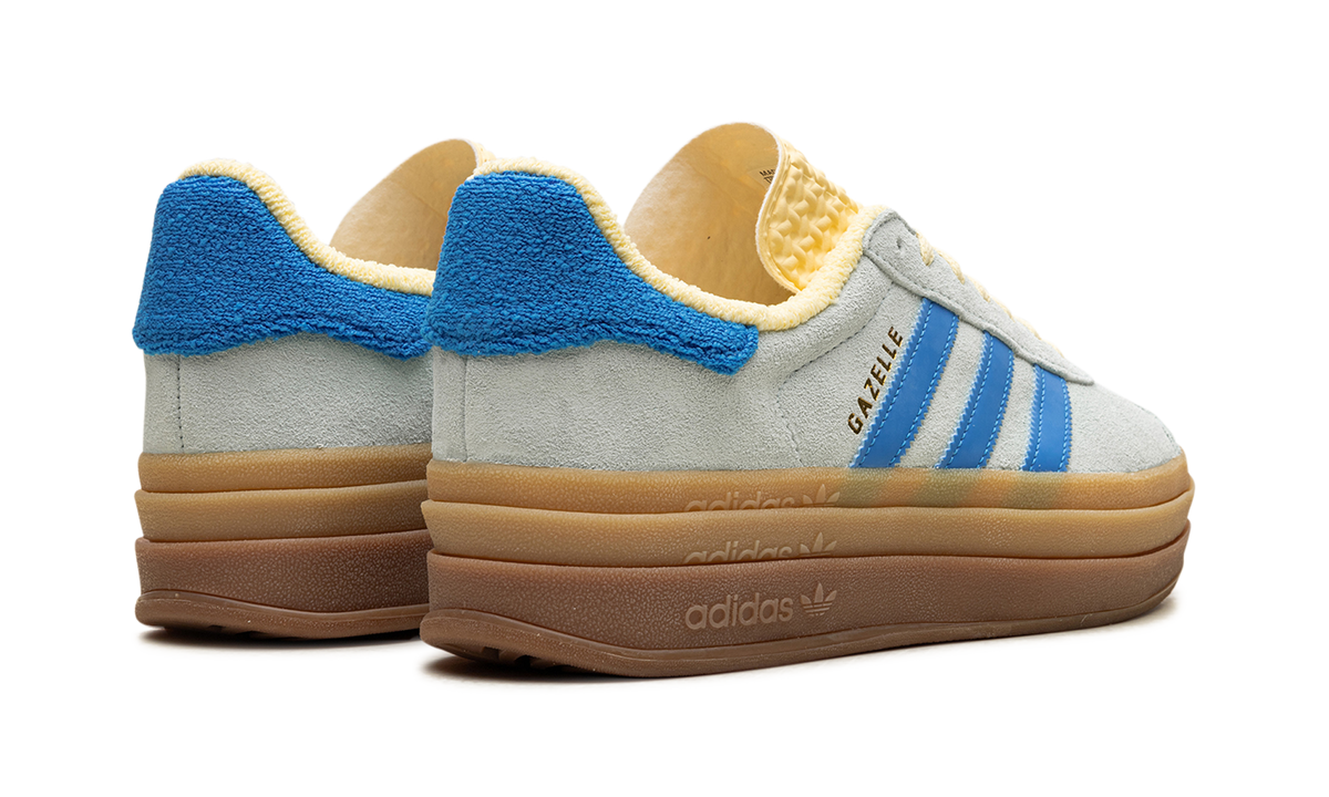 Overkicks - Adidas Gazelle Bold Almost Blue Yellow (IE0430) - par completo