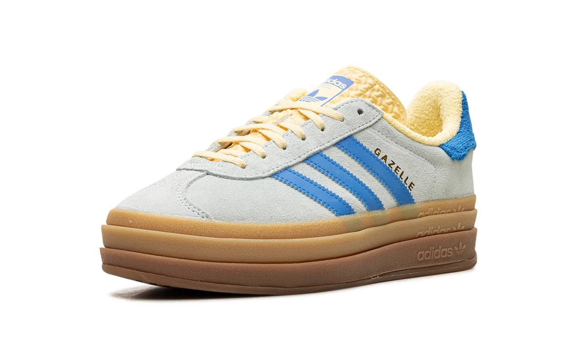 Overkicks - Adidas Gazelle Bold Almost Blue Yellow (IE0430) - detalle suela