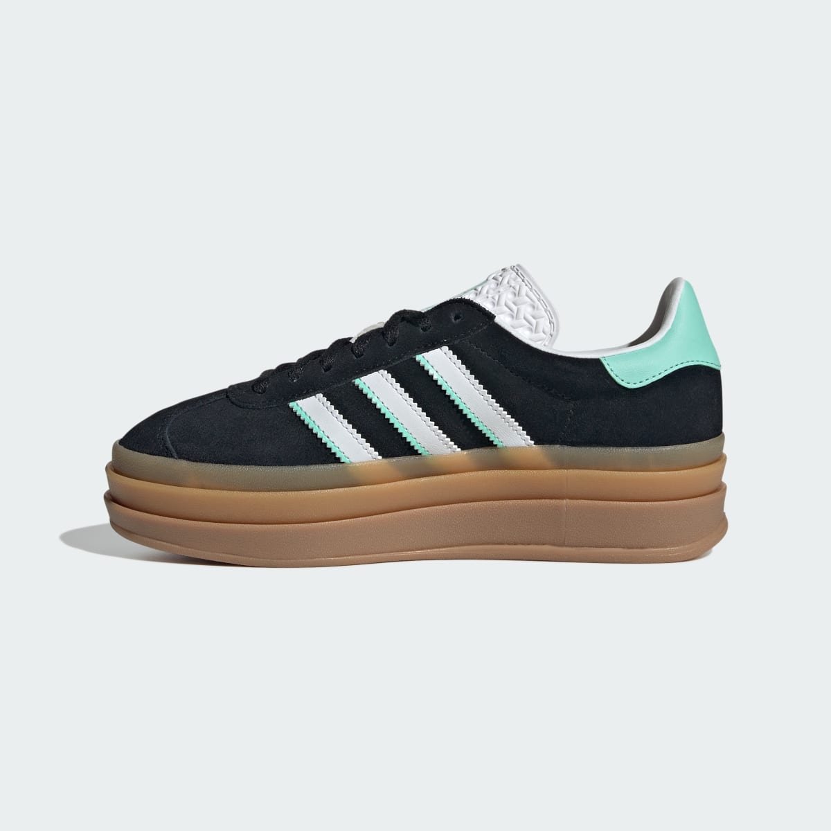 Overkicks - Adidas Gazelle Bold Black White Mint Gum (GS) (IH6456) - imagen 6