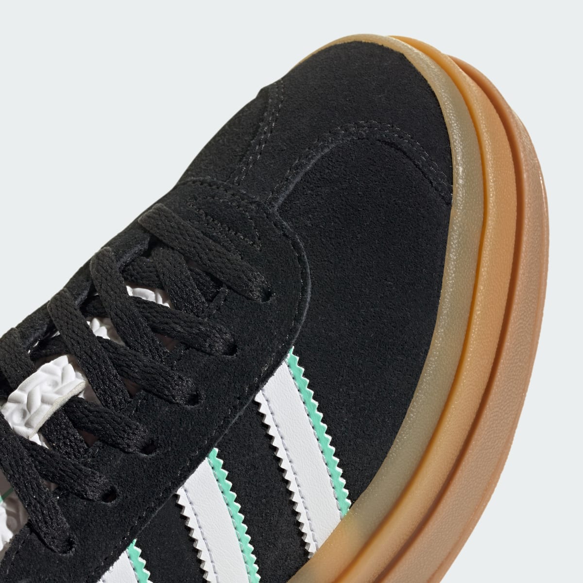 Overkicks - Adidas Gazelle Bold Black White Mint Gum (GS) (IH6456) - imagen 9