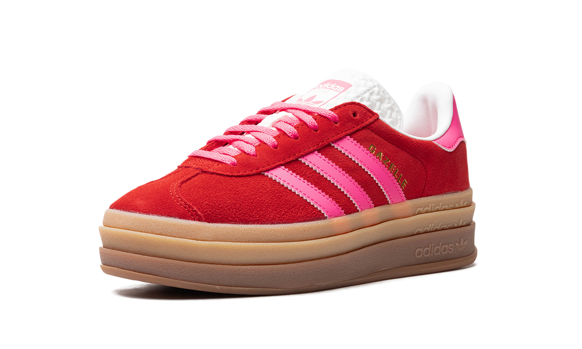 Overkicks - Adidas Gazelle Bold Collegiate Red Lucid Pink (IH7496) - detalle suela