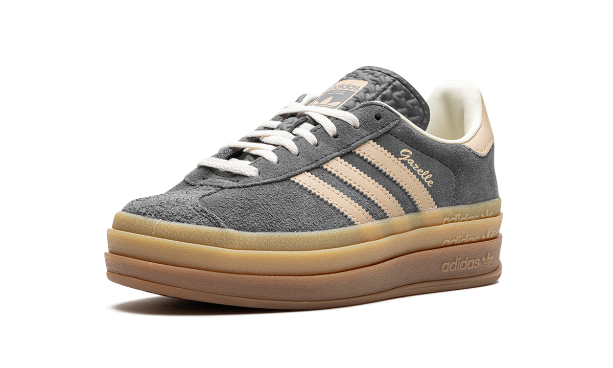 Overkicks - Adidas Gazelle Bold Grey Magic Beige Gum (IE0428) - detalle suela