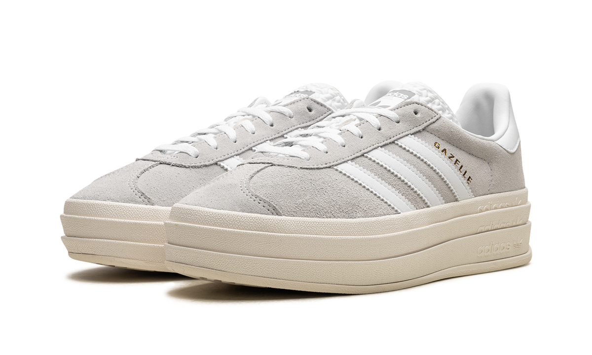 Overkicks - Adidas Gazelle Bold Grey White (HQ6893) - vista trasera