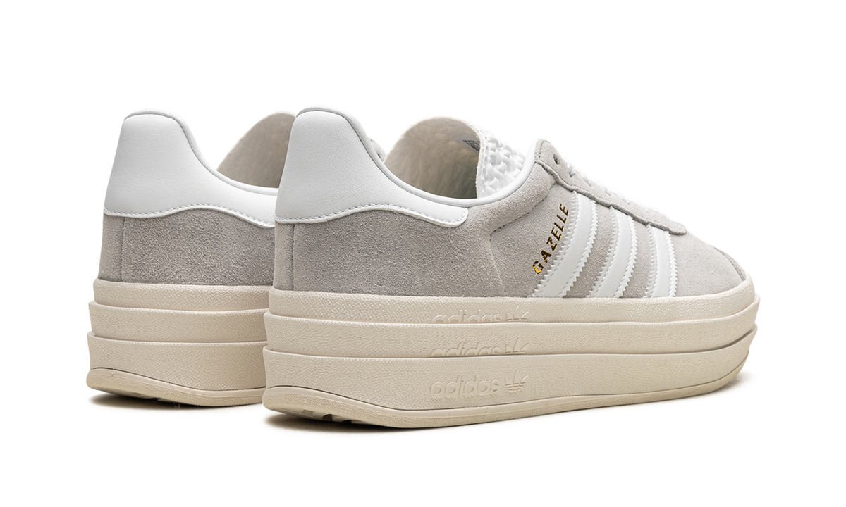 Overkicks - Adidas Gazelle Bold Grey White (HQ6893) - par completo