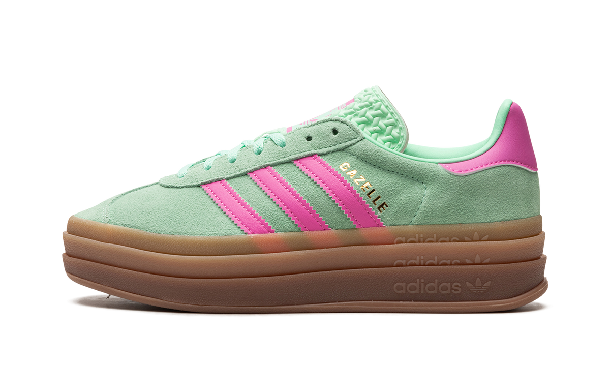 Overkicks - Adidas Gazelle Bold Pulse Mint Pink (H06125) - vista lateral