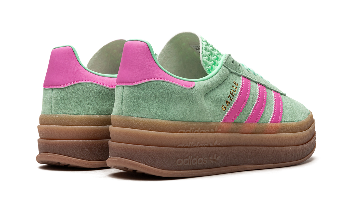 Overkicks - Adidas Gazelle Bold Pulse Mint Pink (H06125) - par completo