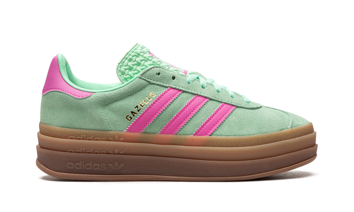 Overkicks - Adidas Gazelle Bold Pulse Mint Pink (H06125) - detalle talón