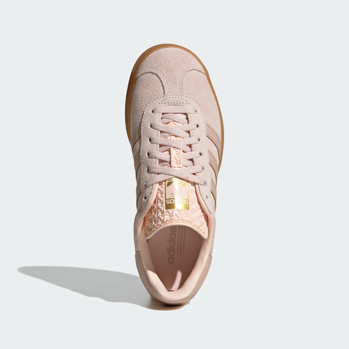 Overkicks - Adidas Gazelle Bold Wonder Quartz Wonder Taupe Gum (GS) (JQ1296) - imagen 3