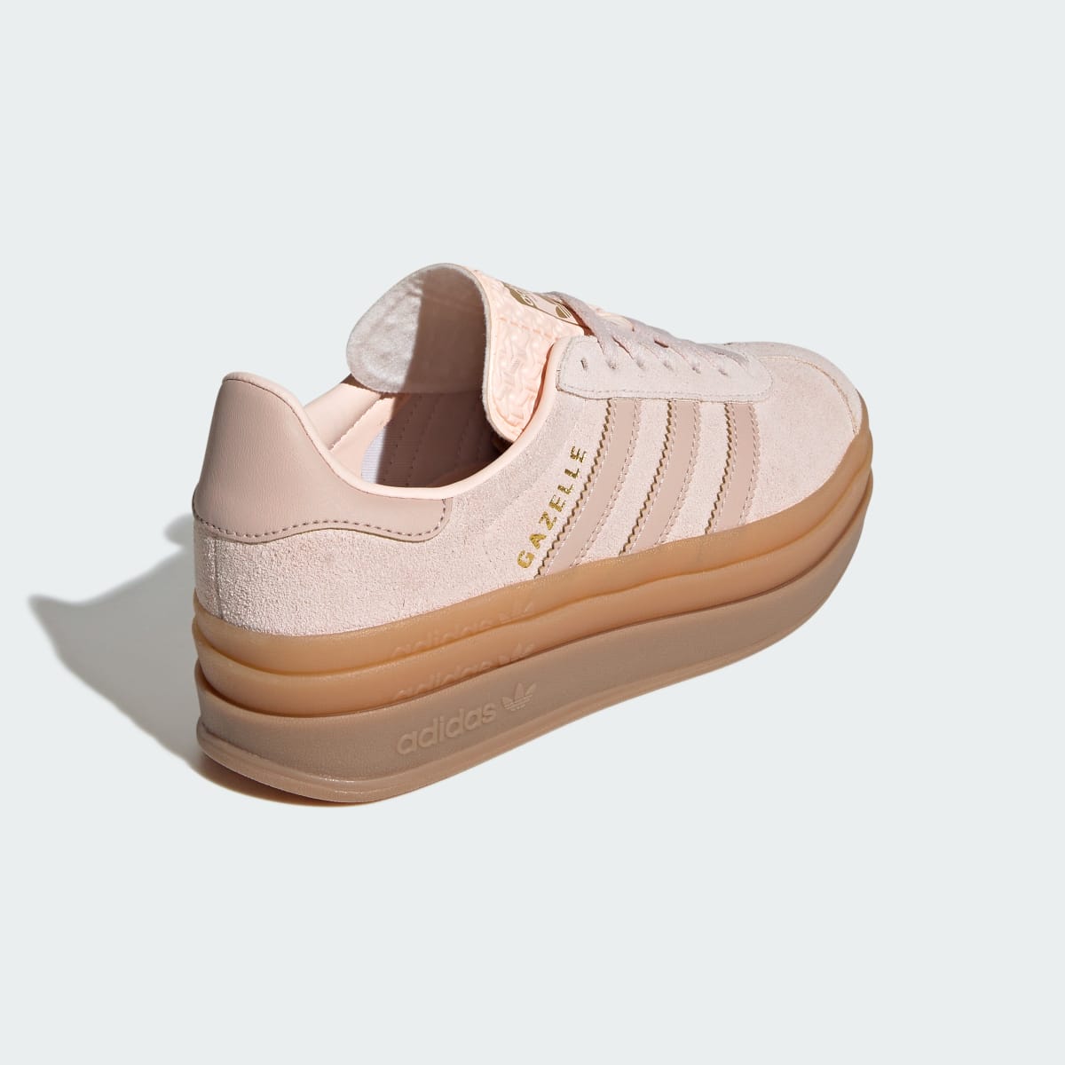 Overkicks - Adidas Gazelle Bold Wonder Quartz Wonder Taupe Gum (GS) (JQ1296) - imagen 5
