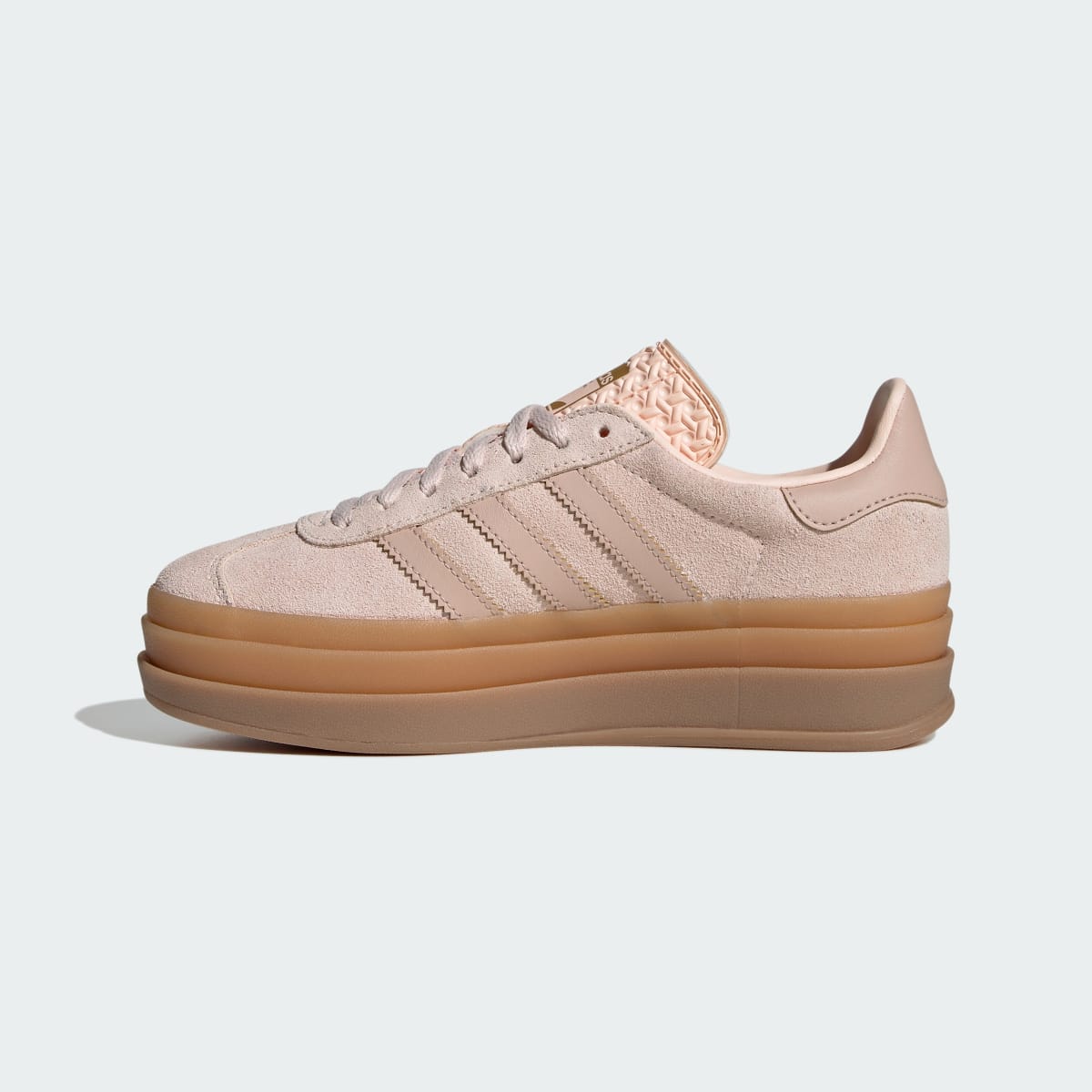 Overkicks - Adidas Gazelle Bold Wonder Quartz Wonder Taupe Gum (GS) (JQ1296) - imagen 6
