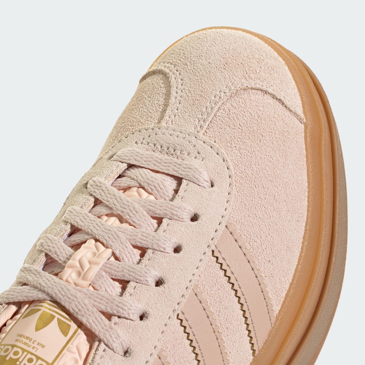Overkicks - Adidas Gazelle Bold Wonder Quartz Wonder Taupe Gum (GS) (JQ1296) - imagen 7