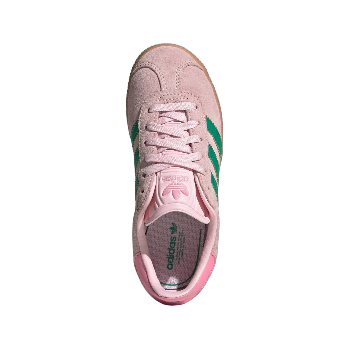 Overkicks - Adidas Gazelle Clear Pink Court Green Bliss Pink (PS) (JP7133) - imagen 2