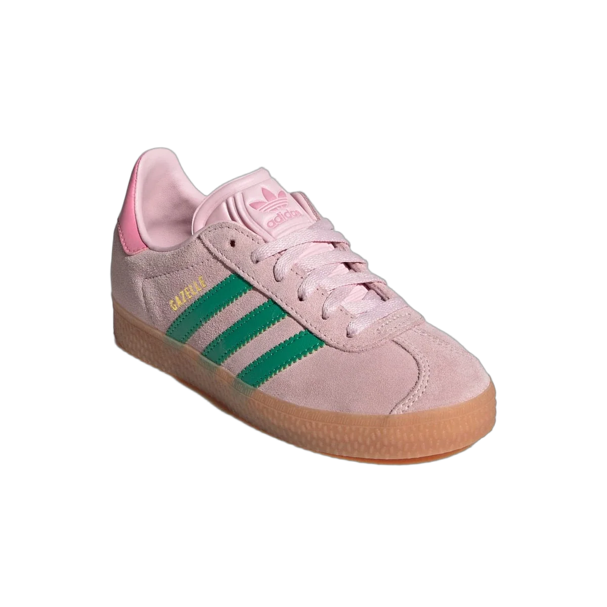 Overkicks - Adidas Gazelle Clear Pink Court Green Bliss Pink (PS) (JP7133) - imagen 4