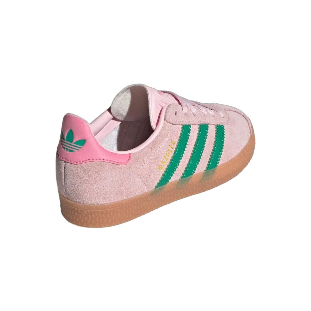 Overkicks - Adidas Gazelle Clear Pink Court Green Bliss Pink (PS) (JP7133) - imagen 5
