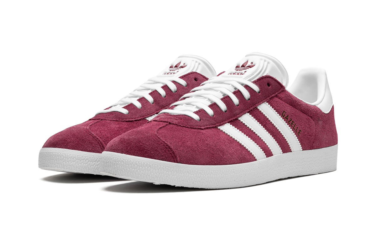 Overkicks - Adidas Gazelle Collegiate Burgundy White (B41645) - vista trasera