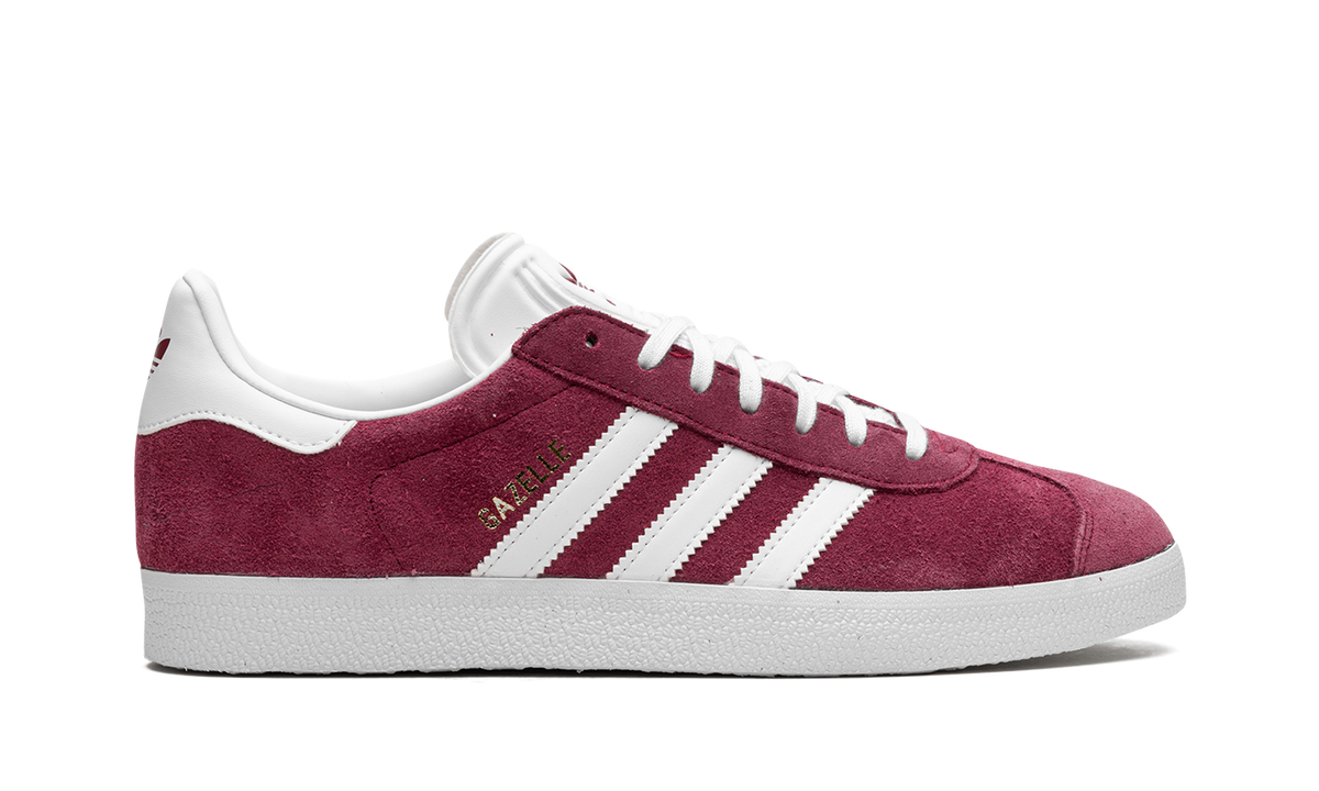 Overkicks - Adidas Gazelle Collegiate Burgundy White (B41645) - detalle talón