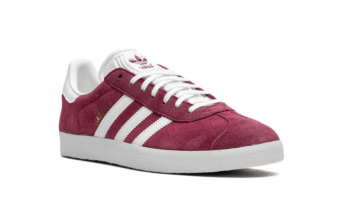 Overkicks - Adidas Gazelle Collegiate Burgundy White (B41645) - detalle lateral interior