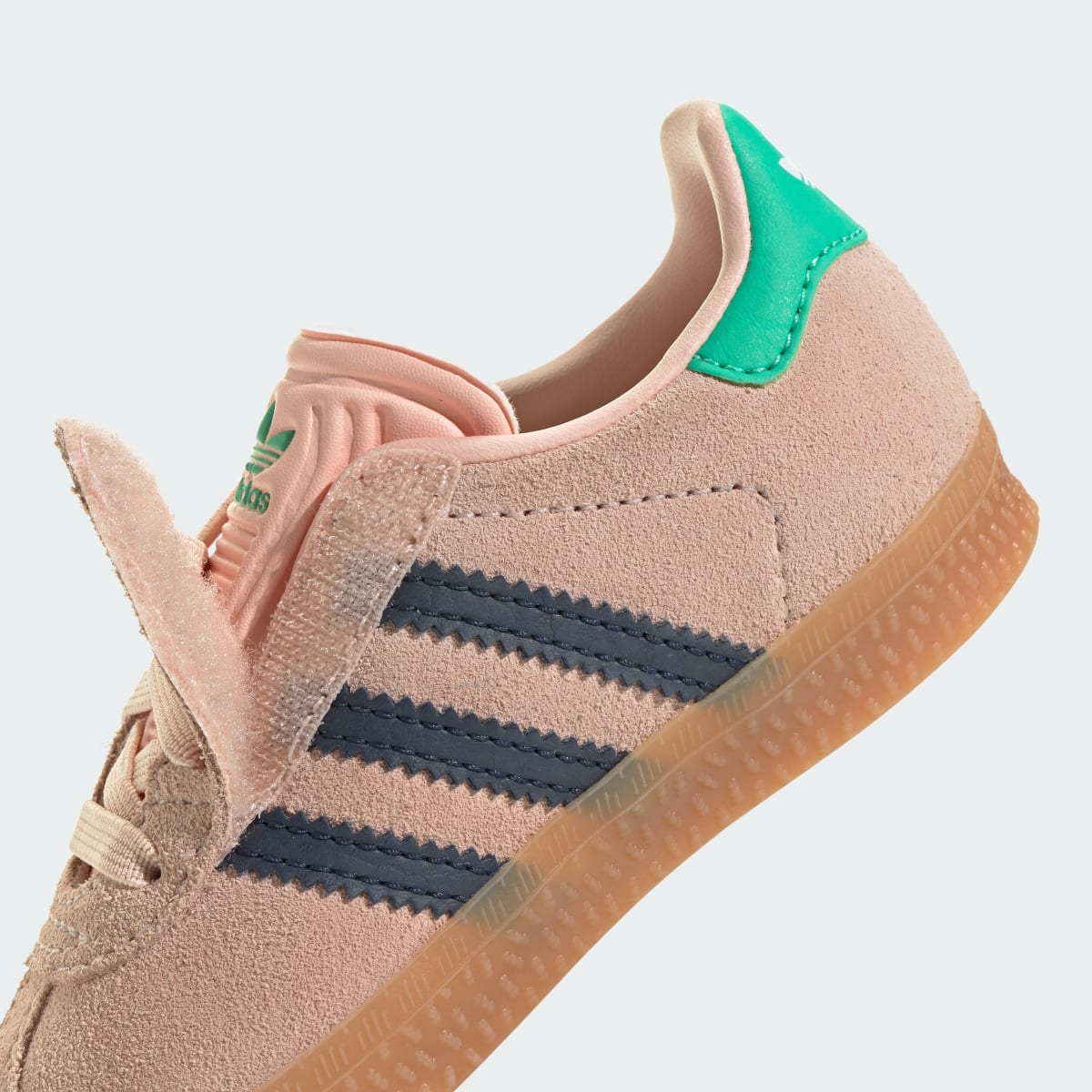 Overkicks - Adidas Gazelle Comfort Closure Blush Pink Night Indigo Green (TD) (KI4035) - imagen 10