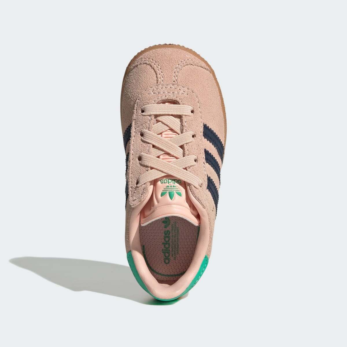Overkicks - Adidas Gazelle Comfort Closure Blush Pink Night Indigo Green (TD) (KI4035) - imagen 3