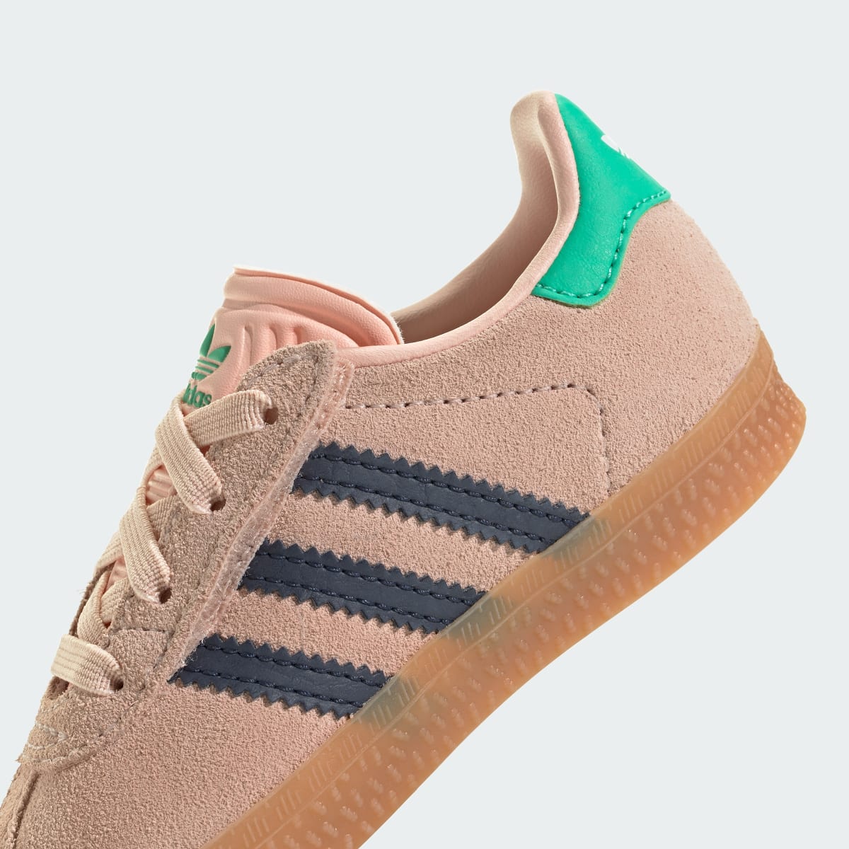Overkicks - Adidas Gazelle Comfort Closure Blush Pink Night Indigo Green (TD) (KI4035) - imagen 9